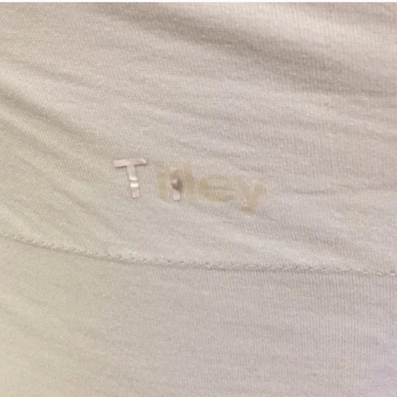 Women's V-neck Cropped Bandeau - Cream and Tan - Picture 8 of 10